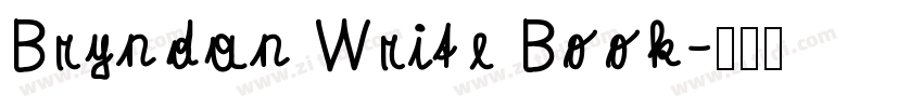 Bryndan Write Book字体转换